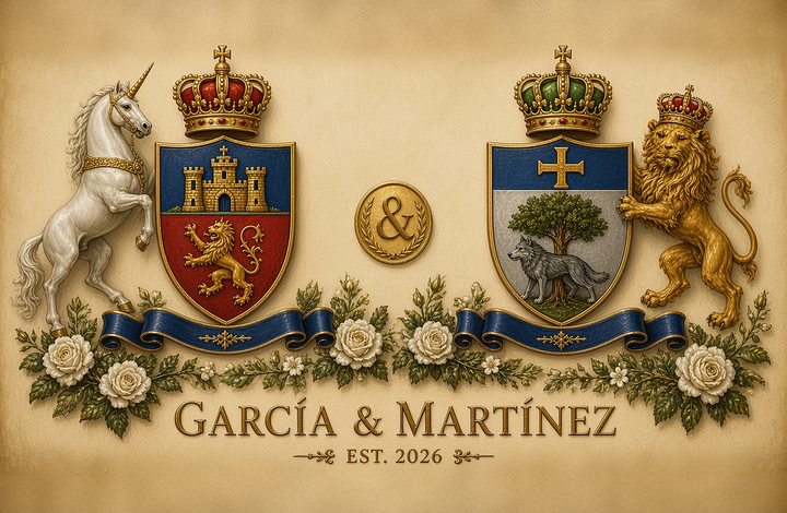 Anniversary Dual sample page 1 — García & Martínez united arms — garcia martinez arms — Herald Lab