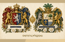 
Carica l'immagine nel visualizzatore di Gallery, Anniversary Dual sample page 1 — Smith &amp; Williams united arms — Herald Lab