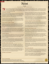 
Load image into Gallery viewer, Sample Executive digital pack — Rossi FULL-PAGE multi-source surname history (dense essay to footer) — Herald Lab